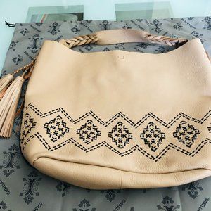 Isabella Fiore Beige Hobo handbag